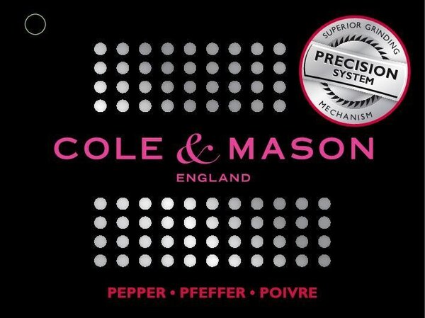 COLE & MASON К-т мелнички за сол и пипер “HORSHAM“ - 15,4 см. - с механизъм за прецизност