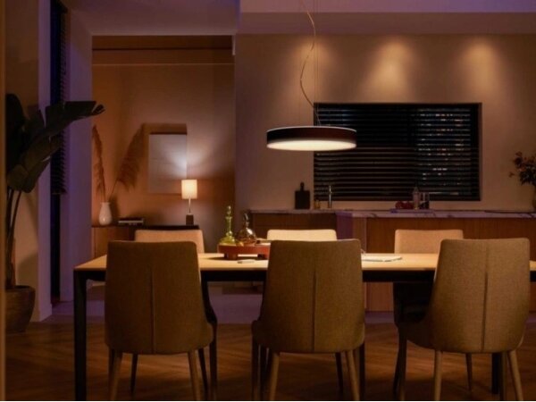 Philips - LED Димируем пендел Hue ENRAVE LED/33,5W/230V черен + д.у