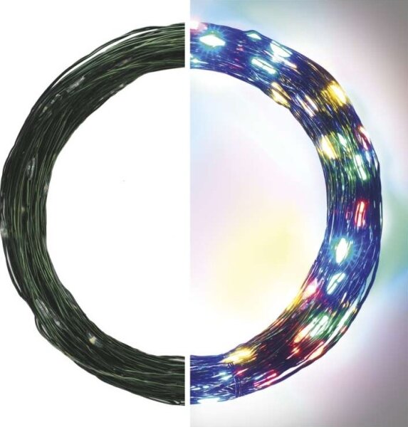 LED външна гирлянда 150 LED / 20 m, IP44, многоцветна