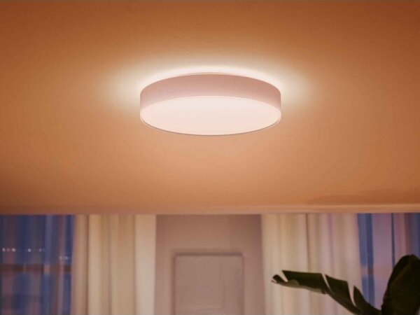 Philips - LED Димируем плафон Hue ENRAVE L LED/33,5W/230V бял + д.у