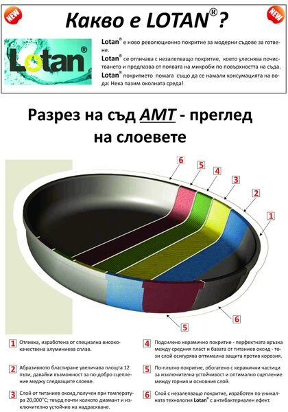 AMT Индукционен тиган барбекю - 35 х 24 см