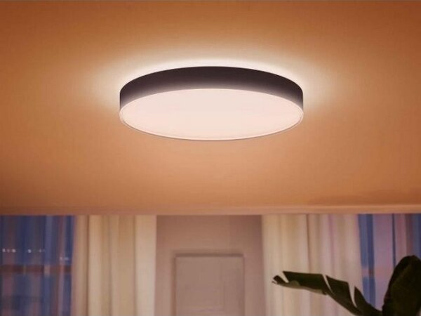 Philips - LED Димируем плафон Hue ENRAVE XL LED/48W/230V черен + д.у