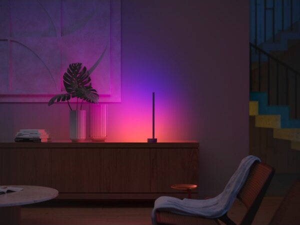 Philips - LED RGB Димируема настолна лампа Hue LED/12W/230V 2000-6500K черна