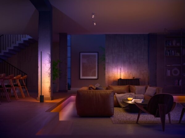 Philips - LED RGB Димируема настолна лампа Hue LED/12W/230V 2000-6500K черна