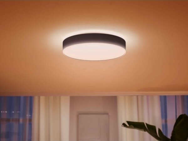 Philips - LED Димируем плафон Hue ENRAVE L LED/33,5W/230V черен + д.у