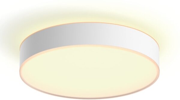 Philips - LED плафон Hue ENRAVE M LED/19,2W/230V, бял, с функция за димиране + дистанционно управление