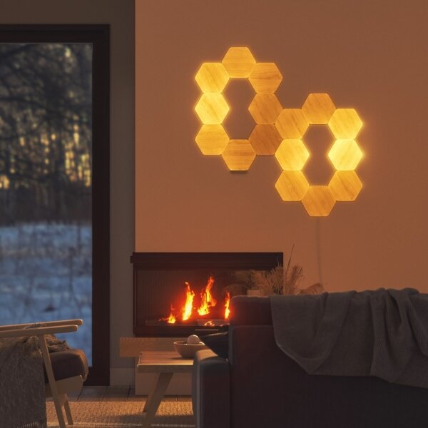 Nanoleaf NL52-K-3002HB-13PK- К-кт 13x LED Димируем панел HEXAGONS LED/2W/230V