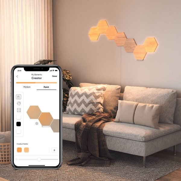 Nanoleaf NL52-E-0001HB-3PK - К-кт 3x LED Димируем панел HEXAGONS LED/2W/230V