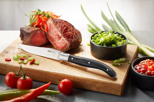 GEFU Комплект ножове за стек в дървена кутия BASCO