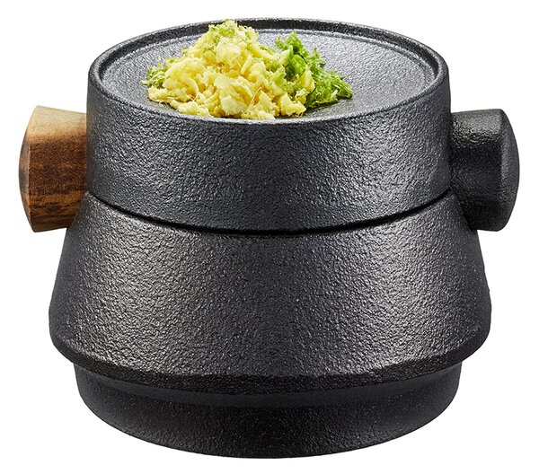 GEFU Луксозен комплект чугунено хаванче с капак и конусовидно ренде “X-PLOSION®“