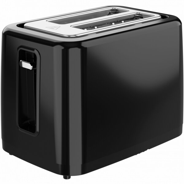 Тостер за хляб AENO ATS0002B, 930W, 7 степени, Сензорно управление, Обратен таймер, Защита при засядане, Тих, Черен