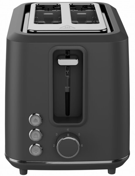Тостер за хляб AENO ATS0001G, 930W, 7 степени, Сензорно управление, Обратен таймер, Защита при засядане, Тих, Сив