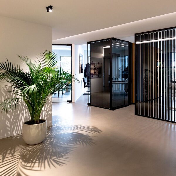 Wever & Ducré Lighting WEVER DUCRÉ LED прожектор за таван Ceno, черен, 2700 K, 2-лампов, Затъмняване, Черен, Дневна/трапезария, Алуминий, Модерен