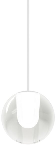 Wever & Ducré Lighting WEVER DUCRÉ LED висяща лампа Oplia 1.0, матово бяло, 2700 K, Прозрачен, Дневна/трапезария, Стъкло, Модерен