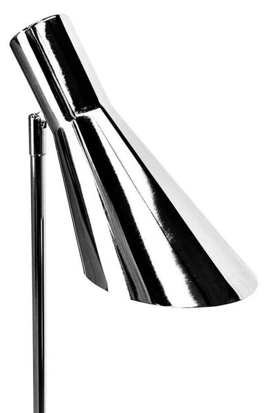 Dyberg Larsen стояща лампа DL12, хром, височина 139 cm, метал, Затъмняване, Металик, Дневна/трапезария, Метал, Дизайн