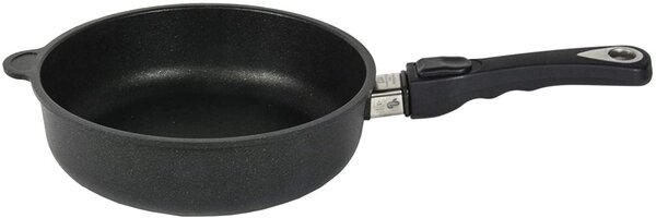 AMT Gastroguss Тиган дълбок Ø 24 см, височина 7 см, с мобилна дръжка