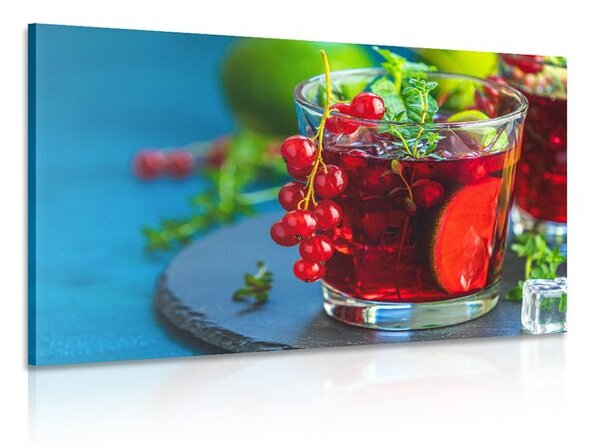 Картина на платно – Червен коктейл