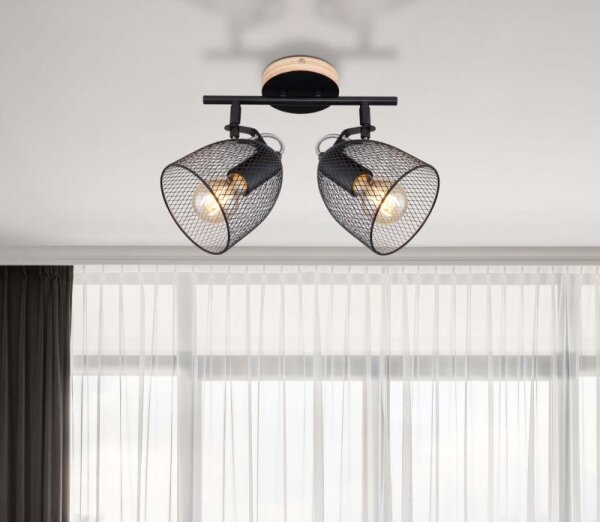 Globo 54034-2 - Спот JOSINA 2xE27/60W/230V