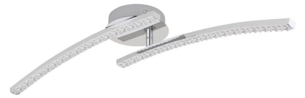 Globo 67169-12IP - LED Повърхностен полилей за баня JULES 2xLED/6W/230V IP44