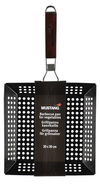 MUSTANG Перфориран BBQ тиган за зеленчуци - 30х30 см