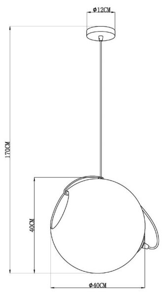 Lucide 25405/40/60 - Висящ полилей JAZZLYNN 1xE27/60W/230V