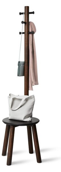UMBRA Закачалка със стол “PILLAR STOOL“ - цвят орех