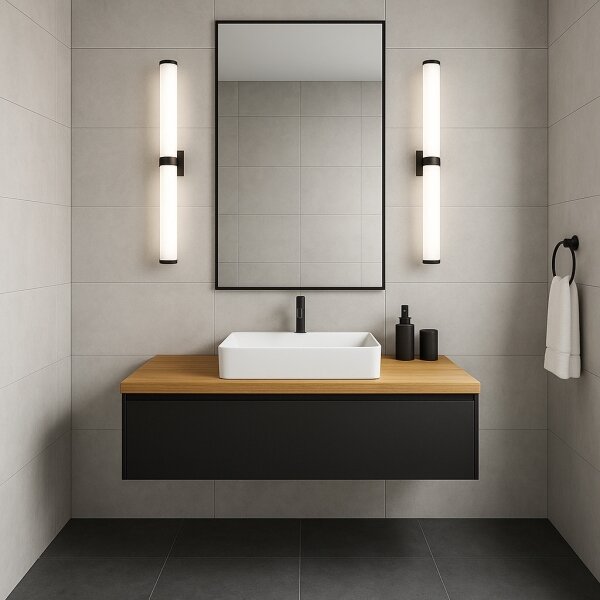 Argon 8927 - LED осветление за огледало BATUMI, LED/24W/230V, 3000K, IP44, черно