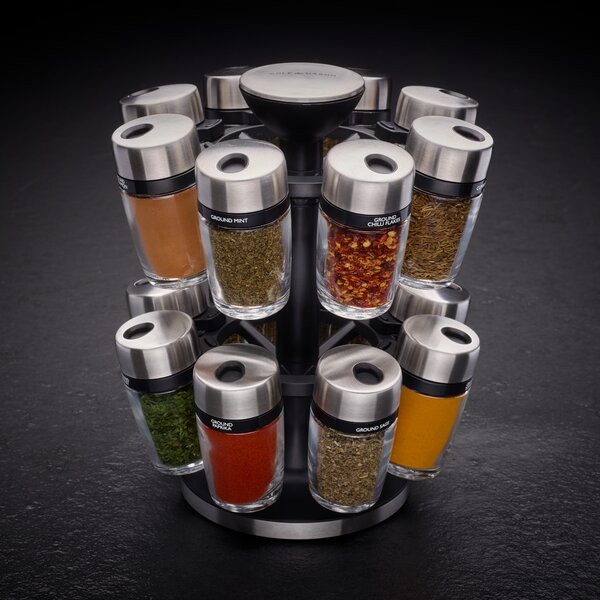 COLE & MASON Комплект за подправки “HERB & SPICE“ - 16 части + стойка