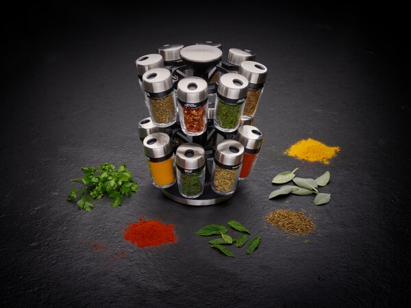 COLE & MASON Комплект за подправки “HERB & SPICE“ - 16 части + стойка