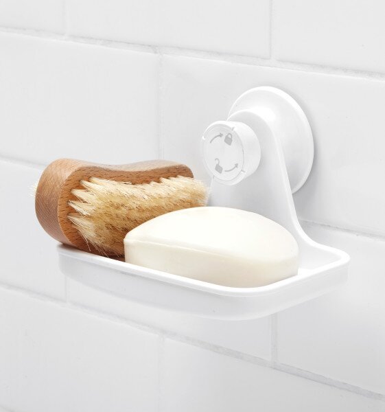 UMBRA Вакуумна поставка за сапун “FLEX GEL-LOCK “ - бяла