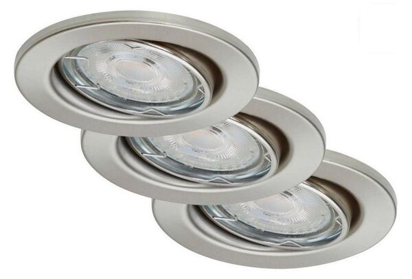 Briloner 7149-032-К-кт 3бр. LED димируеми лунички за баня 1xGU10/5W/230V IP23