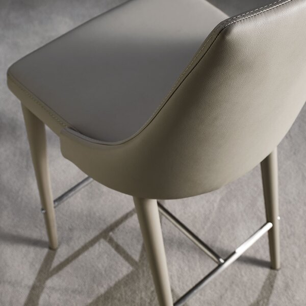 БАР СТОЛ LaSeggiola SINFONIA STOOL 518 ECO LEATHER SAND