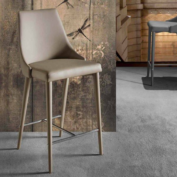 БАР СТОЛ LaSeggiola SINFONIA STOOL 518 ECO LEATHER SAND