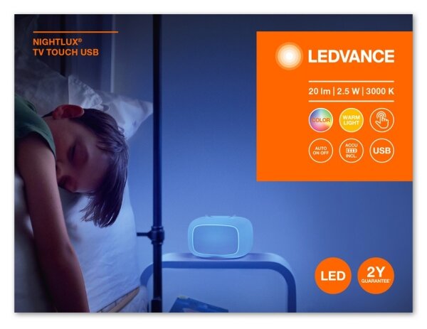 Ledvance - LED Сензорна детска нощна лампа TOUCH LED/2,5W/5V