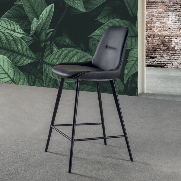 БАР СТОЛ LaSeggiola NORWAY STOOL 510/2 ECO NABUK GRIGIO