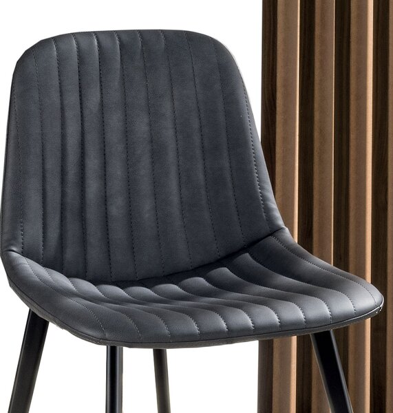 БАР СТОЛ LaSeggiola CINQUECENTO STOOL 500/2 ECO NABUK GRIGIO