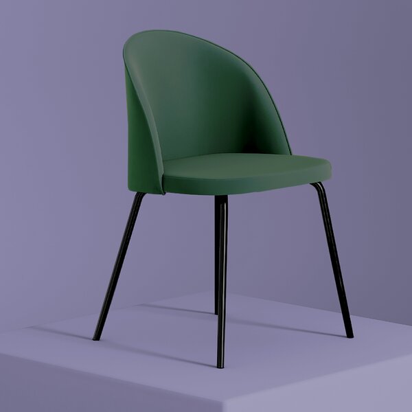 Трапезен стол LaSeggiola LULU 304 VELVET VERDE BOSCO