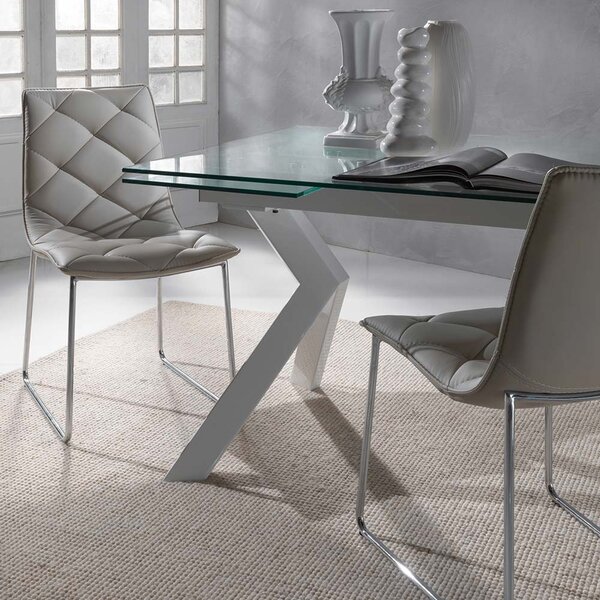 ТРАПЕЗЕН СТОЛ LaSeggiola JADE 296 ECO LEATHER BIANCO
