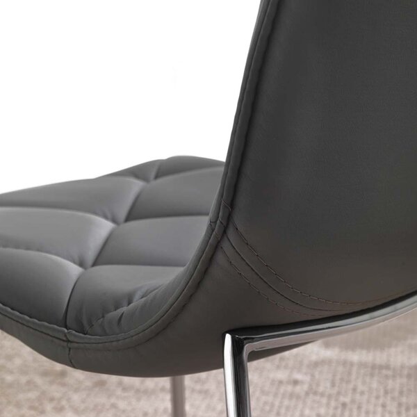 ТРАПЕЗЕН СТОЛ LaSeggiola JADE 296 ECO LEATHER GRIGIO TITANIO