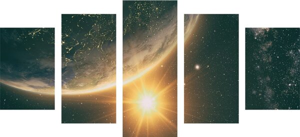 Картини от 5 части – Изглед от космоса