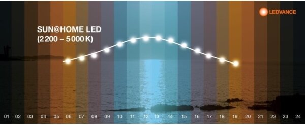 Ledvance - LED Димируем лампион SUN@HOME LED/36W/230V 2200-5000K CRI 95 Wi-Fi