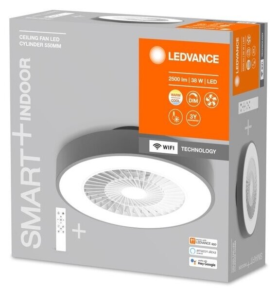 Ledvance -LED Димируема лампа с вентилатор SMART+ LED/38W/230V Wi-Fi + д.у