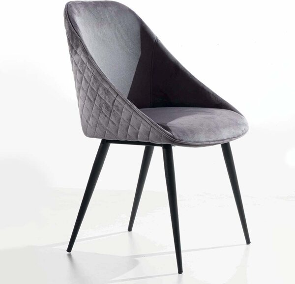 Трапезен стол TIFFANY 204 VELVET ANTRACITE LaSeggiola