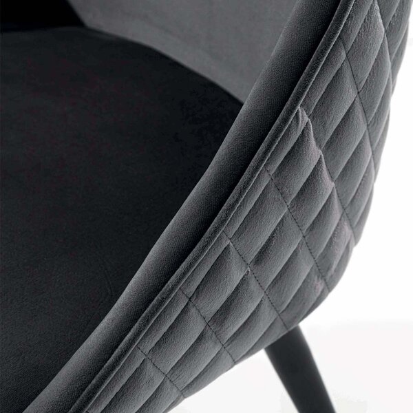 Трапезен стол TIFFANY 204 VELVET ANTRACITE LaSeggiola