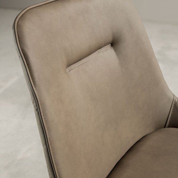 Трапезен стол NORWAY 210 NABUK BEIGE/BLACK LaSeggiola