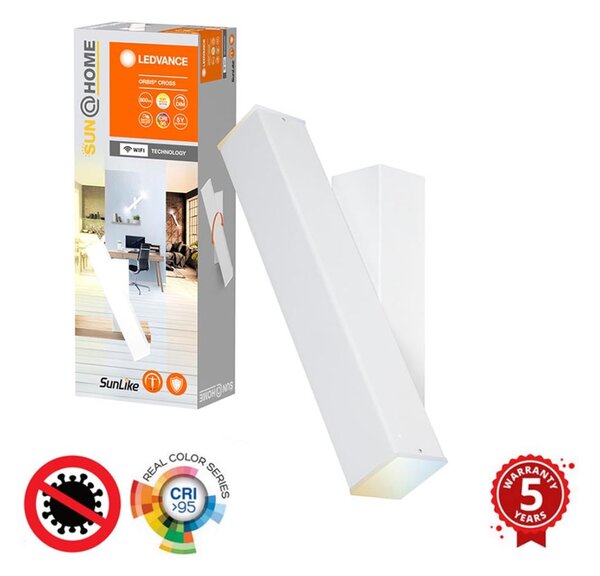 Ledvance - LED Димируем аплик SUN@HOME CROSS 2xLED/6W/230V Wi-Fi