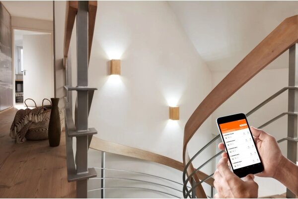 Ledvance - LED Димируем аплик SMART+ WOOD LED/12W/230V Wi-Fi