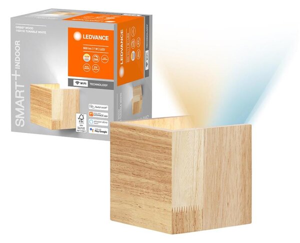 Ledvance - LED Димируем аплик SMART+ WOOD LED/7W/230V Wi-Fi