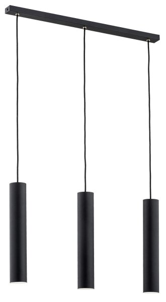 Argon 6112 - Висящ полилей GOMERA 3xGU10/5W/230V черен