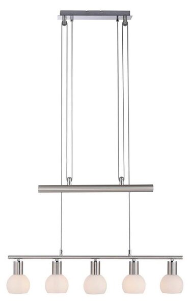 Leuchten Direkt 11939-55 - Висящ полилей BENEDIKT 5xE14/40W/230V